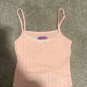 Edikted Blush Camisole with Lace Detail